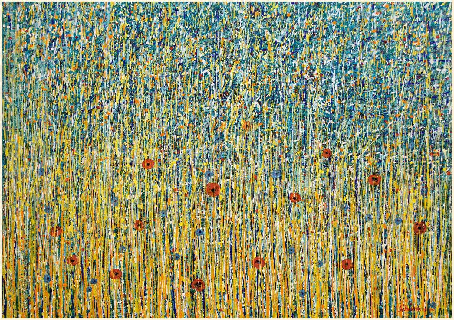 The cornfield<br>100 x 140 cm