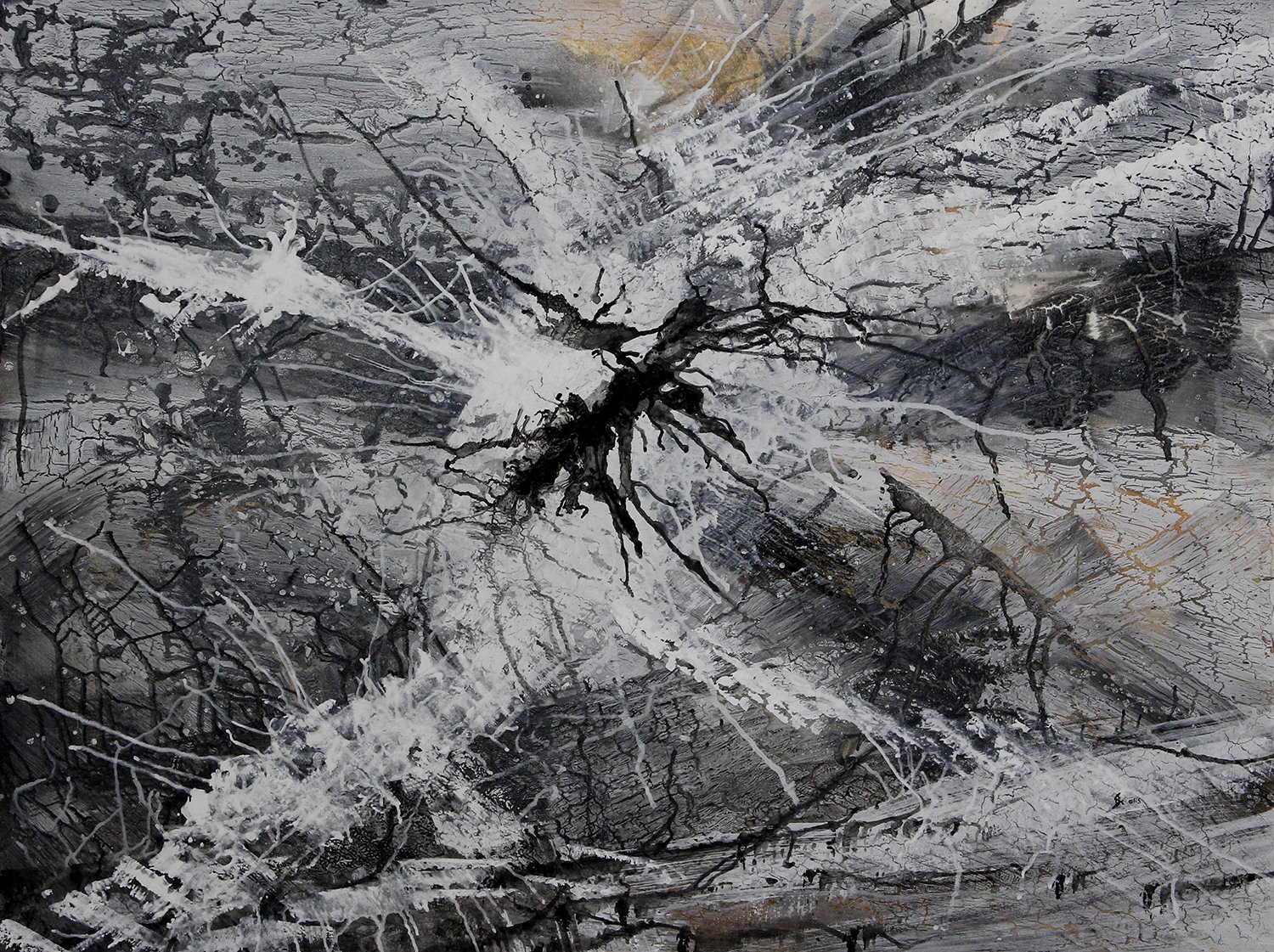After the fire IV<br>60 x 80 cm