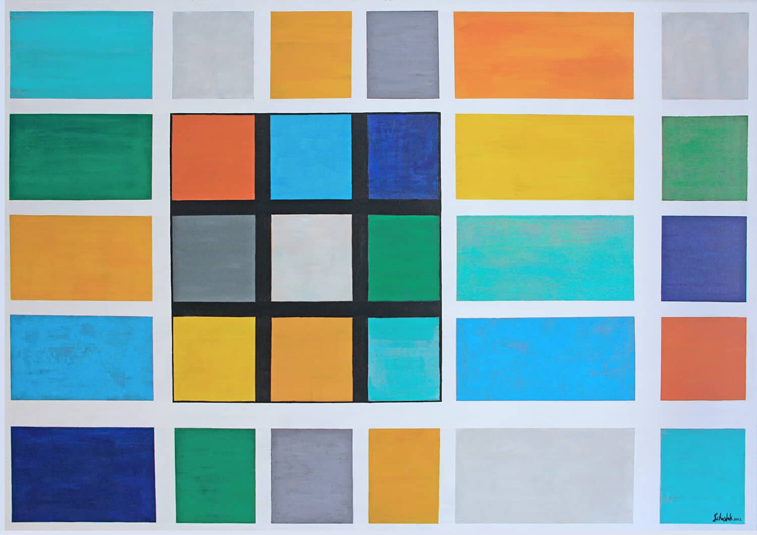Color fields<br>100 x 140 cm