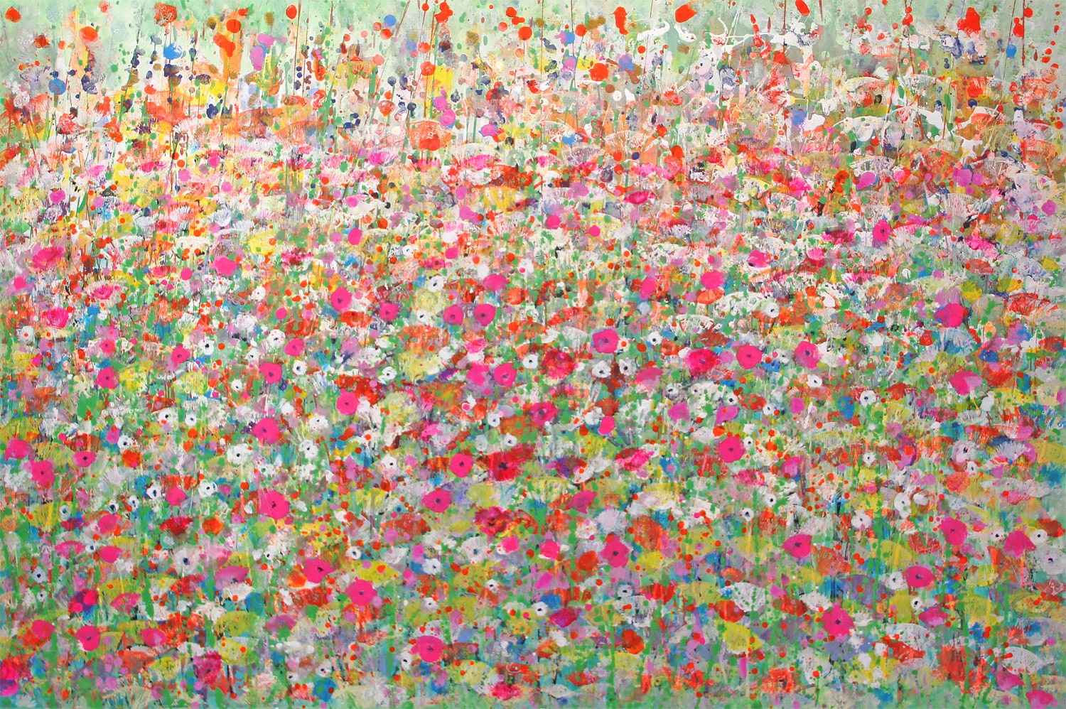 El prado de flores II<br>80 x 120 cm