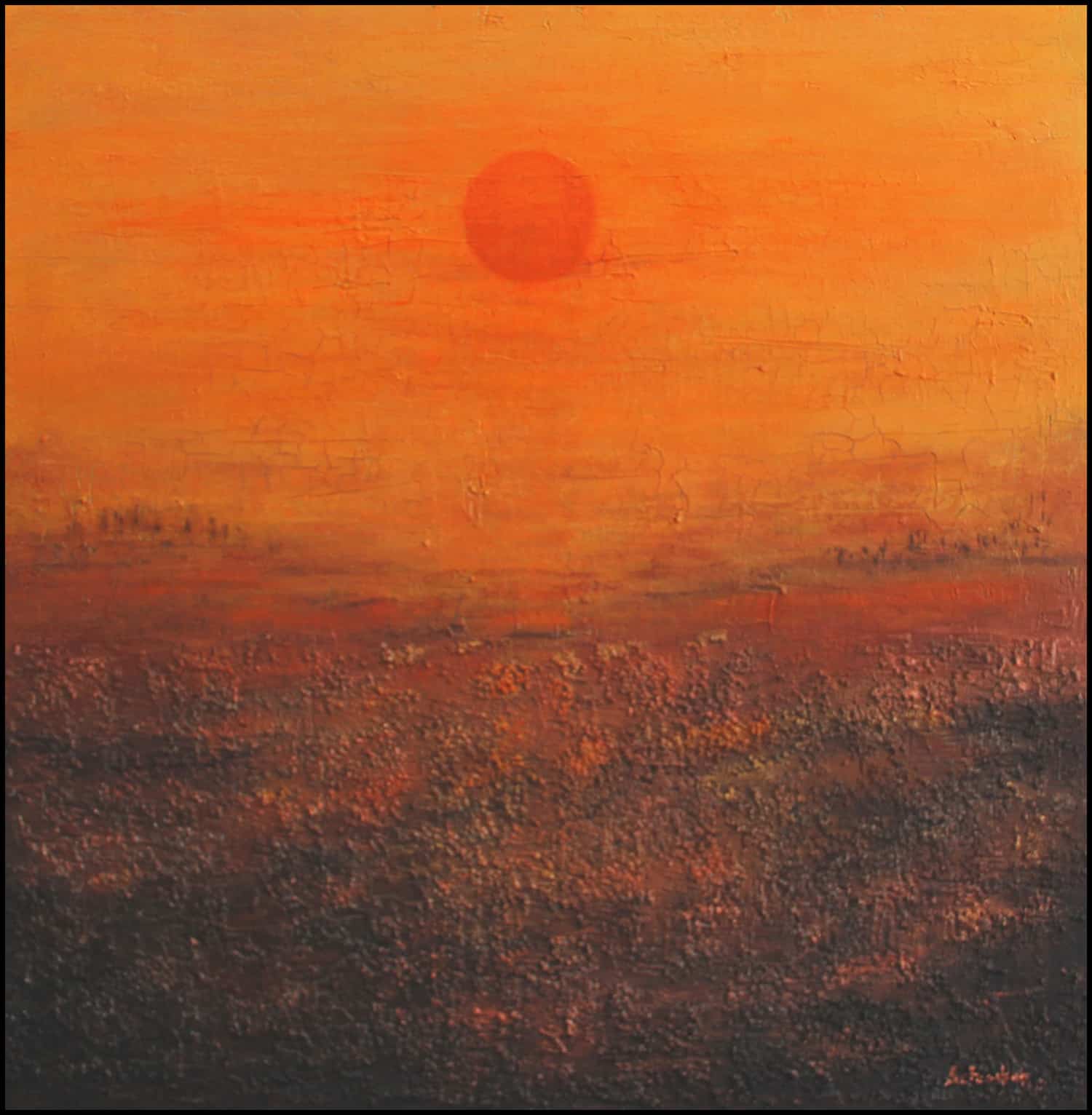 Sunset<br>100 x 100 cm