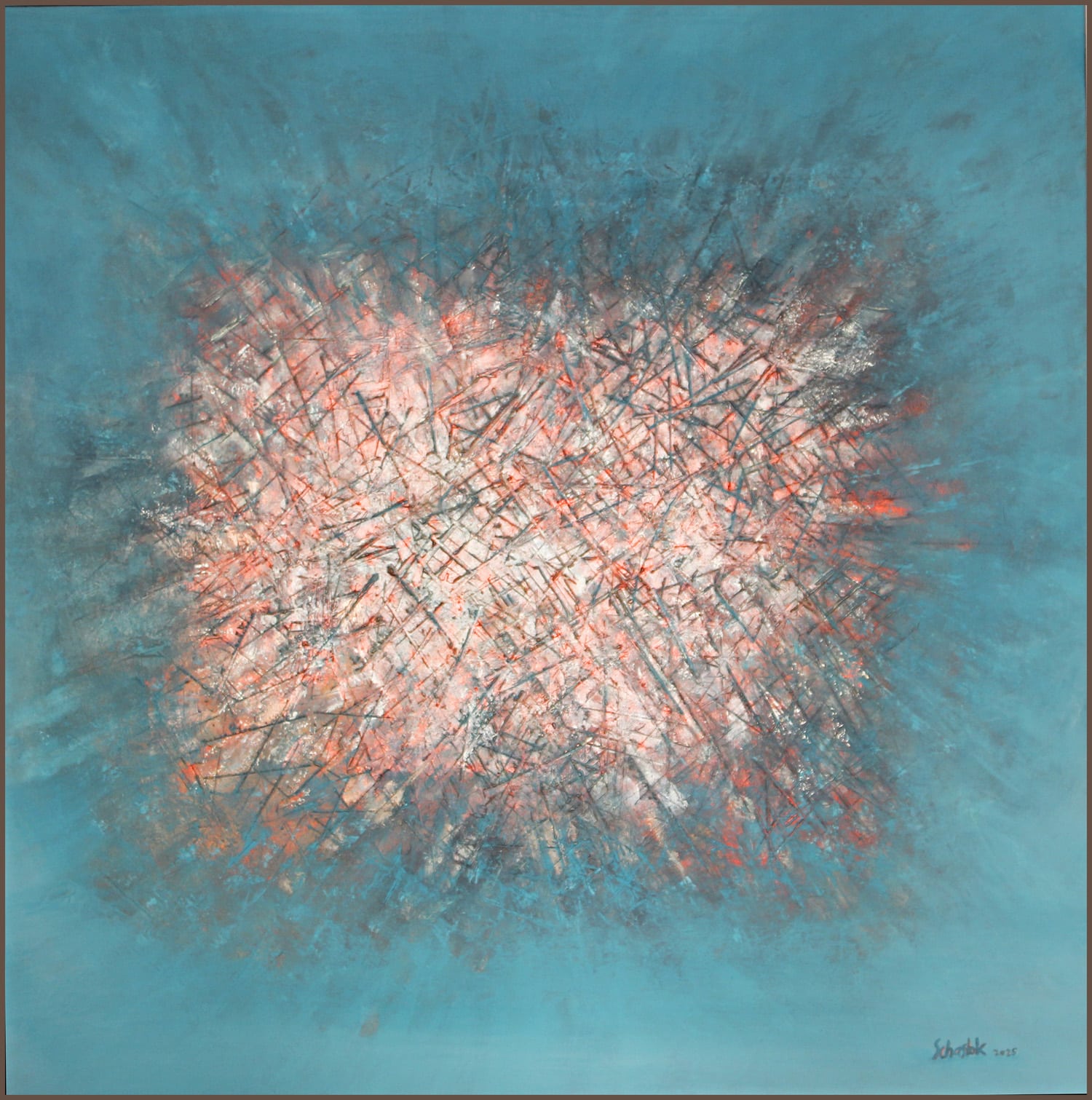 Implosion<br>120 x 120 cm Implosion<br>120 x 120 cm