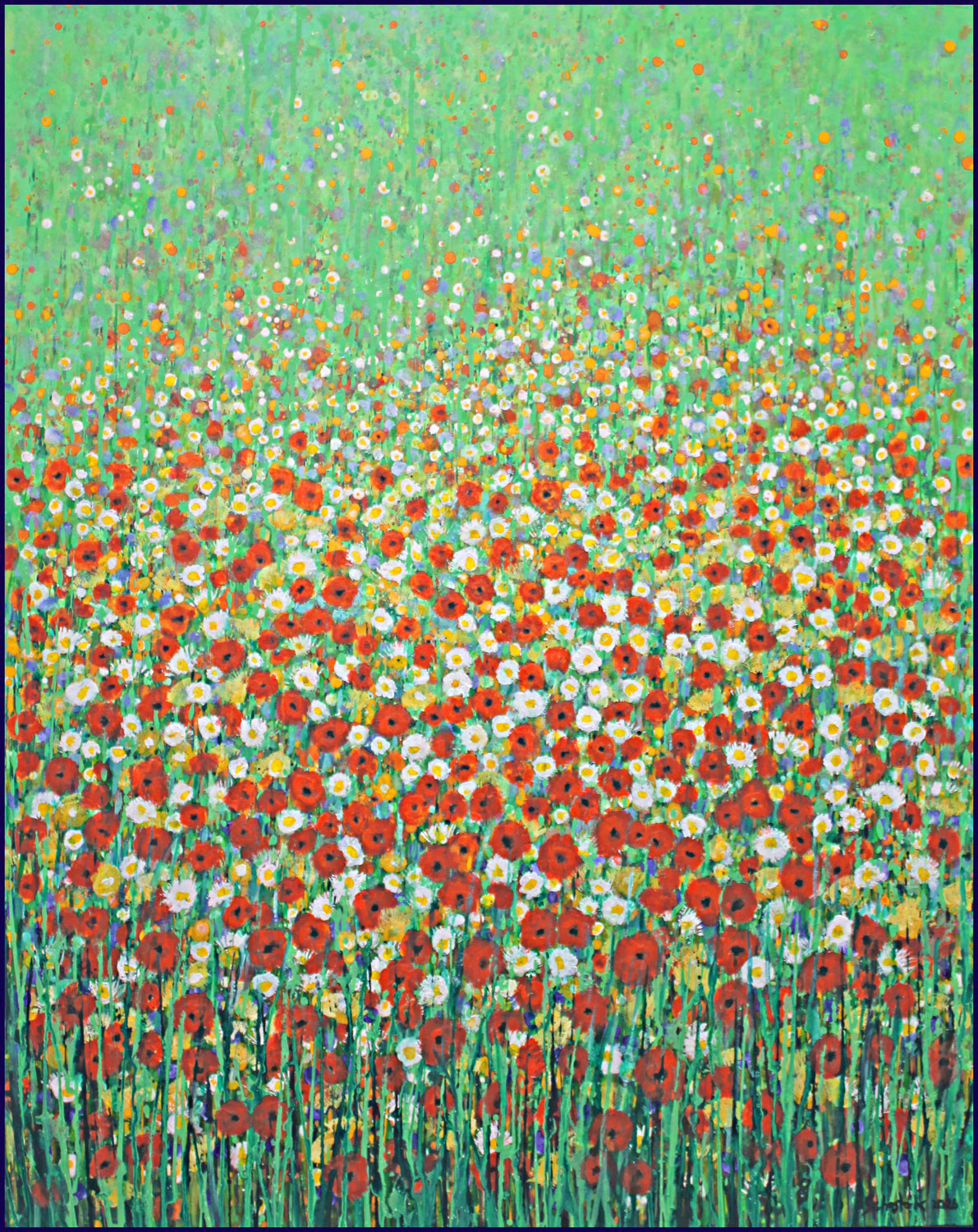 Prado de flores VII<br>100 x 80 cm